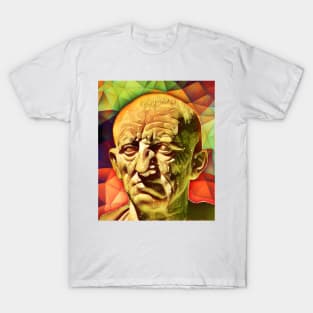 Cato the Elder Snow Portrait | Cato the Elder Artwork 15 T-Shirt